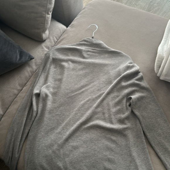 All Saints Mens Gray Cardigan Sweater Size L - Picture 4 of 4